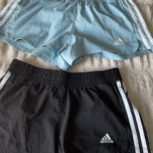 Adidas set of 2 shorts both size XS